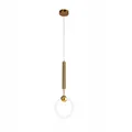 LED Wandlampe Goldener Ring Modernes Design