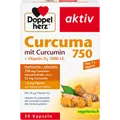 Curcuma 750 mit Curcumin + Vitamin D3 1000 I.E. (30 Kapseln)