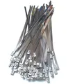 10 Stück Edelstahl Kabelbinder 300 mm x 8 mm Stahlkabelbinder Stahlband Hitze...