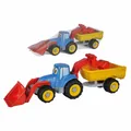 Androni Traktor mit Anhänger Sandspielzeug Sand Spielzeug Kinderspielzeug Kinder