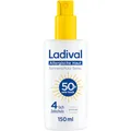 Ladival Allergische Haut Sonnenschutz-Spray LSF 50+: Sonnencreme für den Körper bei Sonnenallergie und Mallorca-Akne, wasserfest, mit 4-fach Zellschutz, 150ml