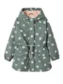 Vertbaudet Mädchen Regenjacke mit Zauber-Trick aqua bedruckt 134