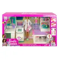 Mattel GTN61 Barbie ''Gute Besserung'' Krankenstation Spielset mit Puppe GTN60