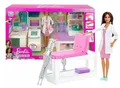 BARBIE DOLL Clinic set Putting on a cast DOCTOR hospital nurse GTN61