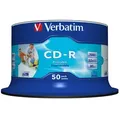 Verbatim CD-R AZO Wide Inkjet Printable no ID 700 MB 52x 50 Stück(e)
