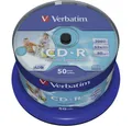 Verbatim CD-Rohling CD-R 50er Spindel 43438, Bedruckbar