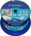 Verbatim CD-R 700 MB, CD Rohlinge 52fach DataLifePlus 50 Stück, Spindel