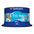 Verbatim CD-R AZO Wide Inkjet Printable no ID 700 MB 52x 50 Stück #15090077