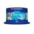 50x Verbatim CD-R Rohlinge 700MB 52x Schreiben bedruckbar Spindel/Cakebox
