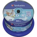 50er Multipack Verbatim 43438 CD-R 80 Rohling 700 MB 50 St. Spindel Bedruckbar