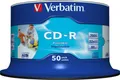 Verbatim CD-R 80min/700MB/52x 43438 (VE50) Blu-ray-Rohlinge CD-R