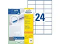 AVERY Zweckform Universal-Etiketten 3475-200, ultragrip, 70 x 36 mm, 4800 + 480 Stück
