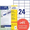 Avery Multifunctionele etiketten zweckform 4800 stuks