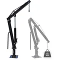 Pickup Kran Ladekran 1800 Mm Höhe, 900 Kg Traglast Und 360° Drehkranz, Massiver Standfuß Zur Bodenmontage, Werkstattkran - Wiltec