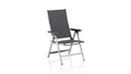 Kettler Multipositionssessel BASIC PLUS PADDED, Aluminium Silber / Outdoorgewebe