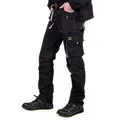 Reis FORECO-T BJS58 Arbeitshosen Männer, Arbeitshose, Schnittschutzhose, Arbeithose Herren, Schwarz Hellgrau, 58 Größe