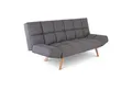 Raburg Schlafsofa 2-Sitzer, klappbare Gästebett-Funktion, Stoff, Yara, bequeme Liegefläche: 180 cm breit x 110 cm tief