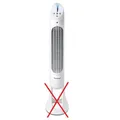 Honeywell HYF260E4 QuietSet Turmventilator weiß