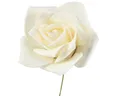 Kunstblume Foamrosen Creme 6cm 27 St Künstliche Deko Rosen Hochzeit, 27 Stück, Viana, Höhe 6 cm