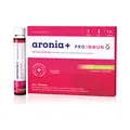 aronia+ PRO IMMUN Trinkampullen, 7 Stück, Nahrungsergänzungsmittel mit Zink und Selen, ohne Zuckerzusatz