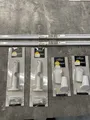 2m Gardinenstange d=20mm weiß mit Haltern Endkappen in Alu Doppelstangen-Set