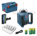 Bosch Professional Rotationslaser GRL 300 HV mit 4x Varta-Akku & Laser-Empfänger LR 45 - in L-BOXX 238 - 0601061506