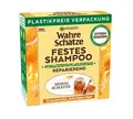 Garnier Festes Shampoo, Reparierendes Honig Schätze-Shampoo mit Bienenwachs, kräftigt, schützt & nährt strapaziertes und brüchiges Haar, Wahre Schätze, 60 g