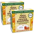 2 er Pack Wahre Schätze Festes Shampoo Honig Schätze 2 x 60 g