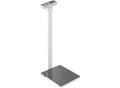 KERN Personenwaage MPL 200K-1P, BMI-Funktion, Wägebereich bis 250 kg, Glaswägeplatte, Stativ, AUTO-OFF-Funktion, Einheitenumschaltung, B 350 x T 350 x H 960 mm, schwarz/weiß