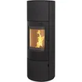 Thermia Kamin-Ofen München XL Stahl Schwarz Automatik