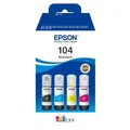 Epson Original Tinten-Multipack BK/C/M/Y EcoTank 104 - C13T00P640 12000 Seiten