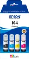 Epson 104, original Epson ecotank Tintenpatrone (Packung, 4-tlg., Multipack)
