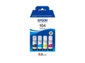 EPSON ET2875 ET4800 EcoTank 104 4er-Pack, C13T00P640 Nachfülltinte