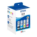 Epson 104 EcoTank 4-colour Multipack Tintenflaschen Cyan/Magenta/Gelb/Schwarz