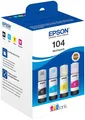 Epson C13T00P640 Tinte (4) Cyan, Magenta, Gelb, Schwarz 65 ml Flasche, EcoTank 1