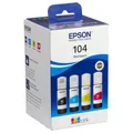 Epson 104 Multipack 4 Farben Tintenflaschen Für EcoTank