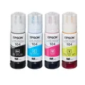 Epson Tinte 104 BK,C,M,Y C13T00P640, T100P6 EcoTank ET-4700, ET-4750, 2024-2030