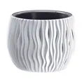 5905197222981 Doniczka Prosperplast Sandy Bowl 18cm DSK180 biała Prosperplast 1