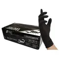 NITRAS BLACK SCORPION 8220, Einmalhandschuh aus Latex, schwarz L 100 St.