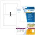 HERMA CD Einleger für Jewelcase 151 x 118 mm weiß 25 Stück