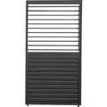 Verstellbare Lamellenwand Mirador 113 cm für 3,6 m Wand Anthrazit