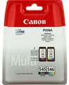 Originale Tintenpatrone (2er Pack) Canon PG-545/CL-546 Dreifarbig Schwarz