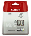 Original Canon 8287B005 / PG-545 CL-546 Druckerpatronen Multipack (Schwarz,Cyan,Magenta,Gelb)