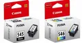 Original Canon PG-545 CL-546 Tinte schwarz color 2 Stück SET Multipack Pixma MG