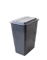 TrendLine Regentonne eckig Deckel Hahn 240L grau Regenwassertonne Wassertank