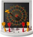 Karella Mini Dartboard Magnet inkl. 6 Magnetdarts | Dartscheibe Dartboard Darts