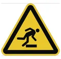 König Werbeanlagen Hinweisschild Warnung vor Hindernissen am Boden ISO 7010, Alu, 400 mm SL