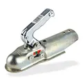 DEMA PKW Zugkugelkupplung d=70mm, verzinkt, 50mm Kugeldurchmesser, für ungebremste Anhänger, 100kg Stützlast, 1500kg Anhängelast, robust, korrosionsgeschützt, geprüft nach 94/20/EG, einfache Montage