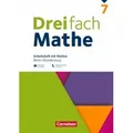 Dreifach Mathe 7. Schuljahr - Berlin und Brandenburg - Arbeitsheft mit Medien und Lösungen