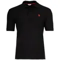 U.S. Polo Assn. Poloshirt Herren Poloshirt Baumwolle schwarz S